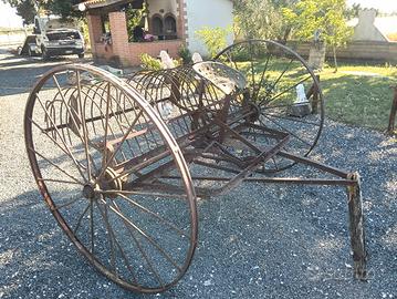 ranghino rastrello fieno aratro giardino decorazio