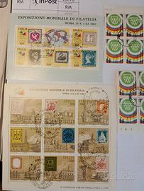 lotto francobolli italia 90