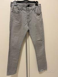 Jeans da uomo slim fit grigi