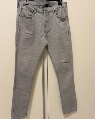 Jeans da uomo slim fit grigi