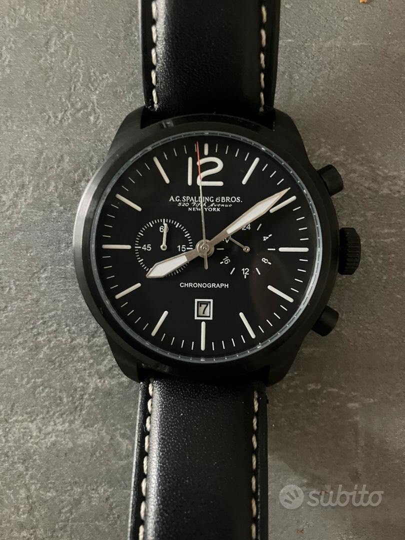 Orologio uomo Spalding Cronografo con custodia Abbigliamento e