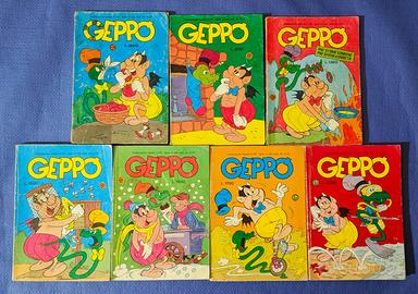 Lotto di 7 fumetti di Geppo