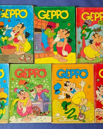 Lotto di 7 fumetti di Geppo