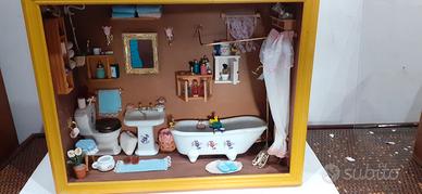 sala da bagno miniatura