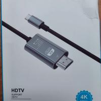 Cavo da USB C a HDMI adattatore