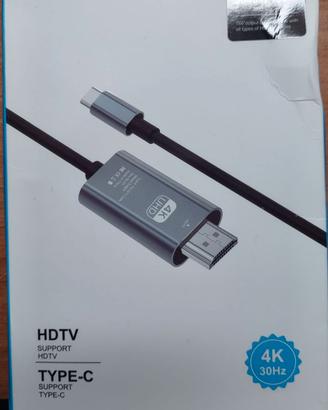 Cavo da USB C a HDMI adattatore