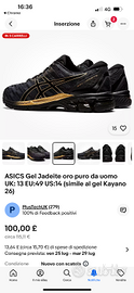 asics gel JADETE iperpronatori nuove numero 44,5