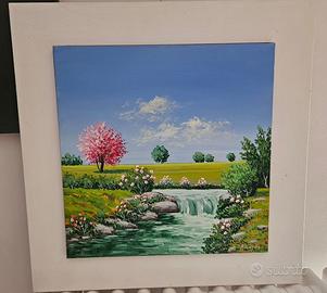 Quadro Buonpane con paesaggio