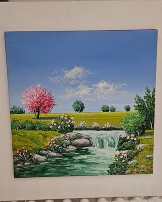 Quadro Buonpane con paesaggio