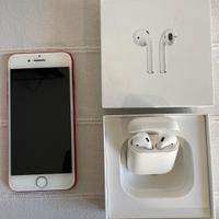 Iphone 7 256GB e cuffie AirPods 2 anche separati