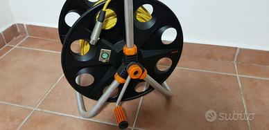 Avvolgicavo mulinello, completo di cavo audio