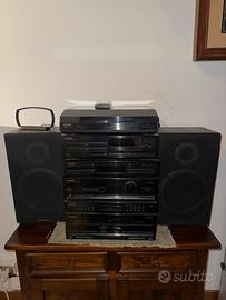 Impianto Hi-Fi Pioneer vintage con giradischi