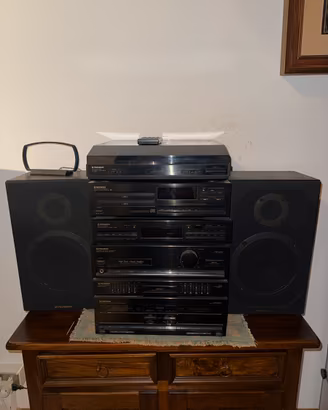 Impianto Hi-Fi Pioneer vintage con giradischi