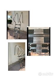 SCALETTA PISCINA ACCIAIO INOX