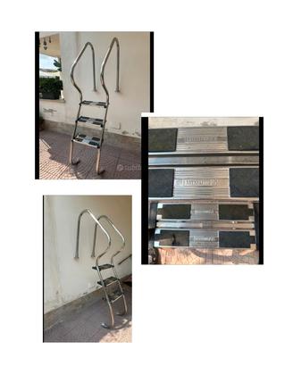 SCALETTA PISCINA ACCIAIO INOX