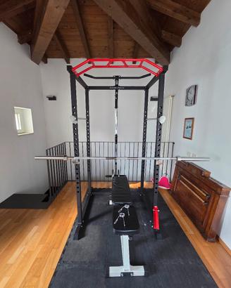 Palestra rack multifunzione da casa - completa