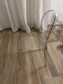 Sedie trasparenti in policarbonato Design