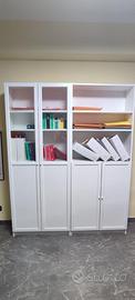 Libreria con pannello a vetrina IKEA BILLY OXBERG