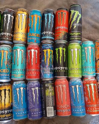 collezione lattine Monster Energy drink 