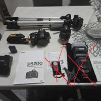 Nikon d5200 + Accessori