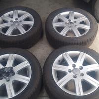 CERCHI IN LEGA AUDI A4  C/GOMME 205 55 16