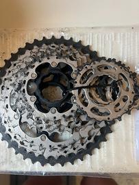 Pacco pignoni per gravel o mtb