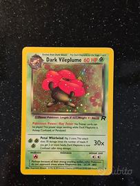 Carta Pokémon Dark Vileplume holo set Rocket 12/82