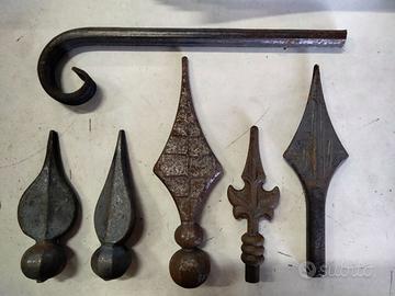 Lance e ricci in ferro battuto recinzioni cancelli