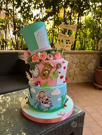 Torta Alice nel Paese delle Meraviglie 169