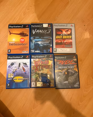Lotto 14 giochi PS2 (8 sfusi e 6 completi)