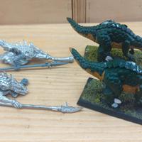 Lizardmen Metal OOP vintage Saurus Cold One Riders