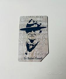 Scheda telefonica Centenario Scautismo 2007