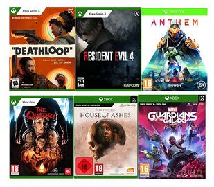 NUOVI sigillati videogiochi Xbox One Series X