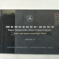 MERCEDES  220 230 220 240 300D Catalogo Ricambi