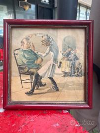 Trittico stampe vintage mediche Serafino Campi ( a