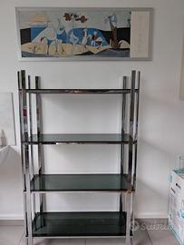 Scaffale inox design