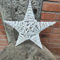 Stella decorativa in vimini 