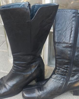 Stivali  di marca in vera pelle