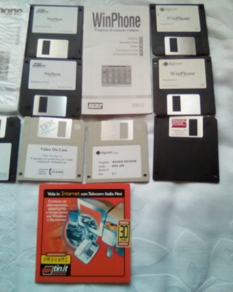 Software Winphone 95 e Video online su floppy disk