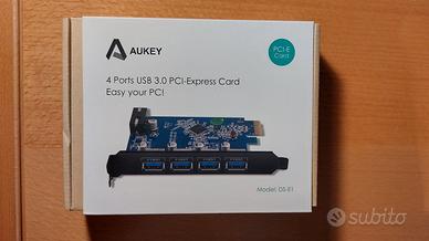 Aukey 4 porte USB 3.0 PCI-Express Card DS-E1