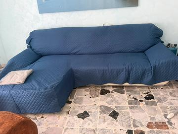 Divano angolare con penisola a sinistra