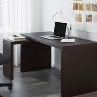 scrivania ikea con pannello estraibile 