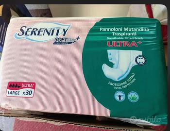 Pannoloni Serenity a strappo taglia L Softy Dry