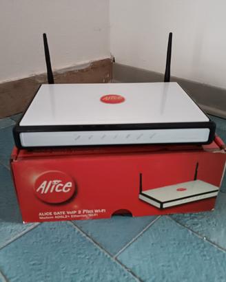 Modem adsl Alice gate 2 plus 20mb con wifi adsl2+
