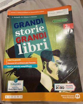 libro antologia seconda media
