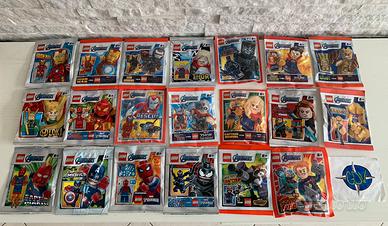 Lotto 20 Minifigures Lego Marvel Avengers