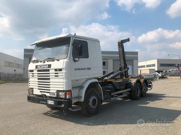 SCANIA R 143 -400 IMPIANTO SCARRABILE TRE ASSI