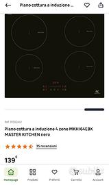 Piano cottura induzione