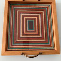 Vassoio con disegno geometrico