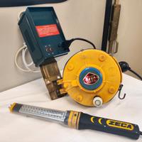 Avvolgicavo Zeca + trasformatore + lampada led